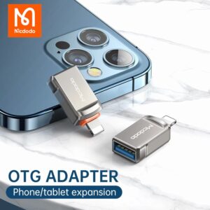 Mcdodo USB 3.0 to Lightning OTG Data Adapter For iPhone 14 13 12 11 Pro Max XS XR X 8 iPad Tablet Converter Data SD Card U Disk